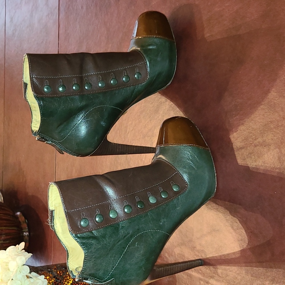 L.A.M.B. Heeled Ankle Boots - Picture 3 of 7
